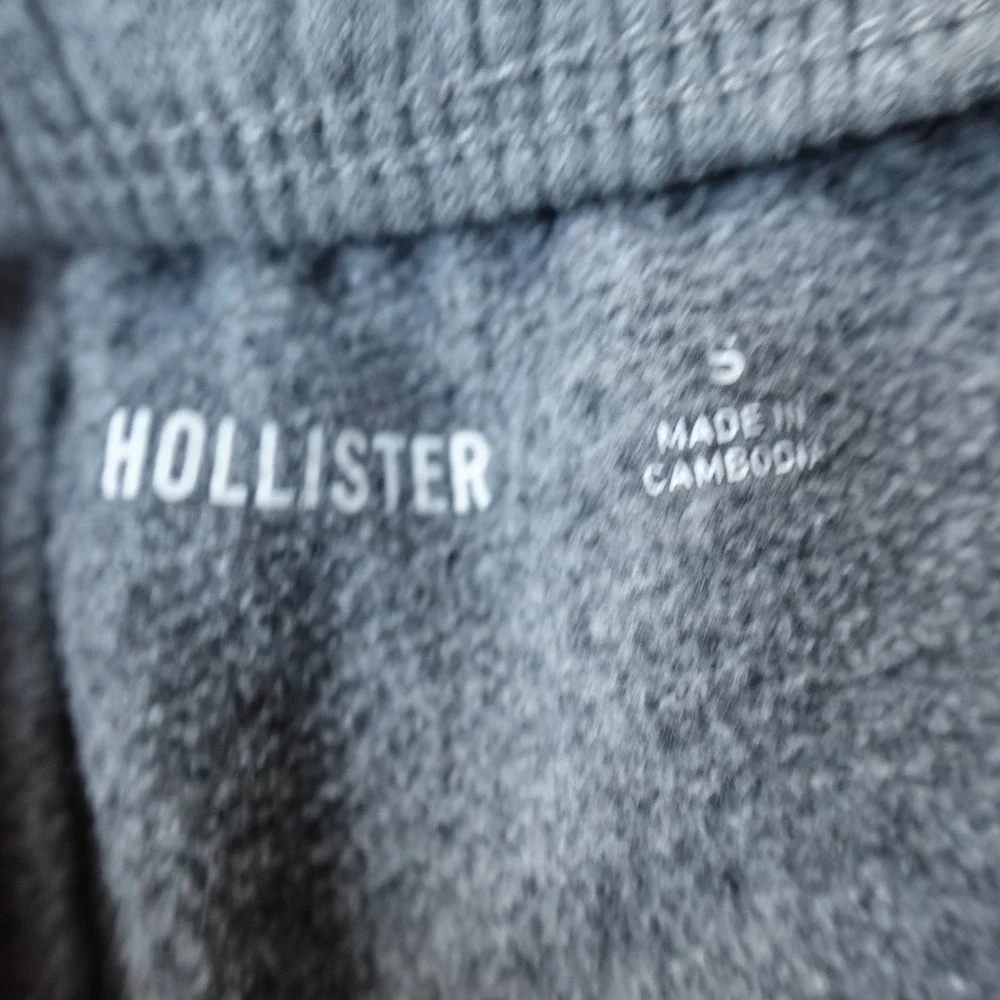 Hollister Pants‎ Mens S Gray Pull On Jogger Sweatpants Tapered Preppy Casual Gym